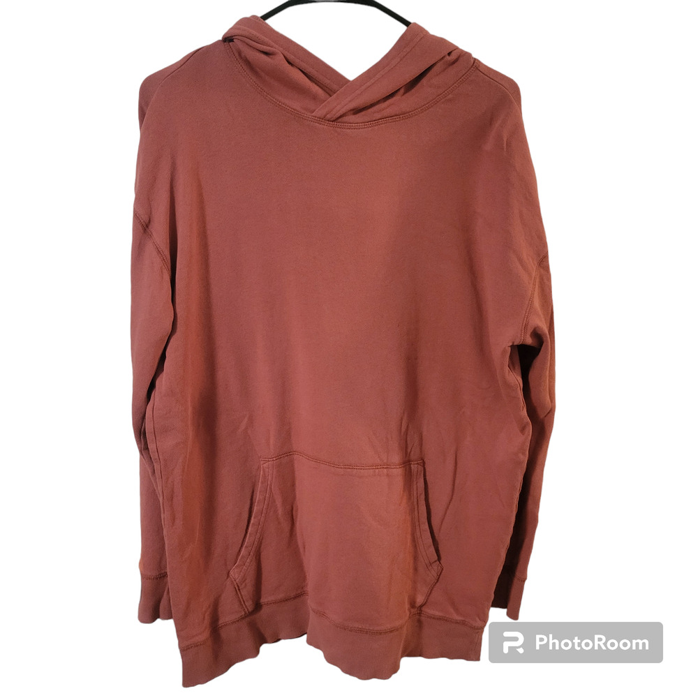 Old Navy Kids XXL (18) Hooded Sweatshirt Mauve Pink Lightweight Long Sleeve